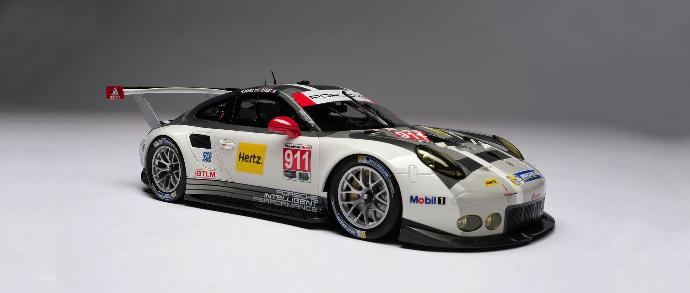 AmalgamM5899 - Porsche 911 RSR 2016 1:18 Scale Model Car