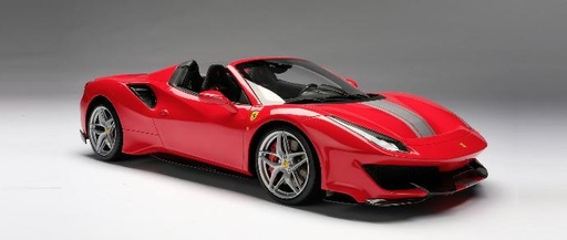 AmalgamM5853-PIS-SPI - Ferrari 488 PISTA Spider 1:8 Scale Model Car